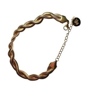 Plunder Design Cara braided chain bracelet